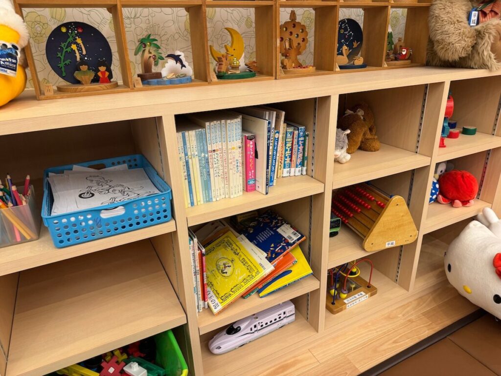 白玉の湯 華鳳の大浴場のお休み処にキッズスペース