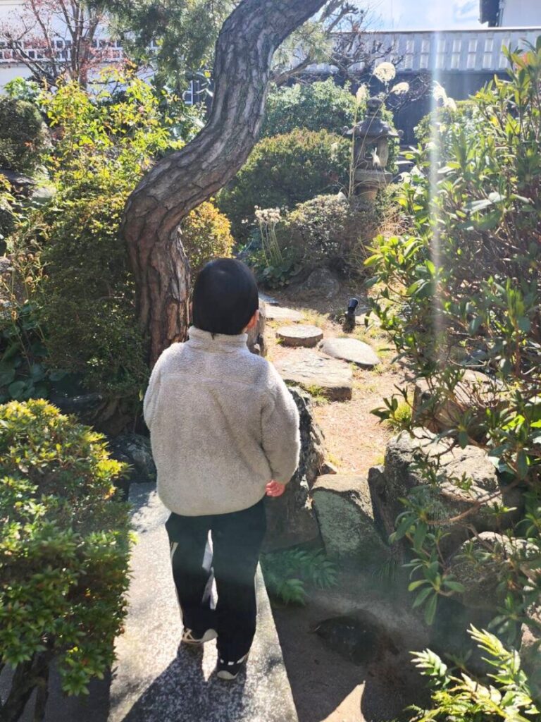 常衛門食堂のお庭