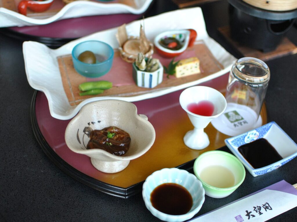 呼子大望閣のイカ定食