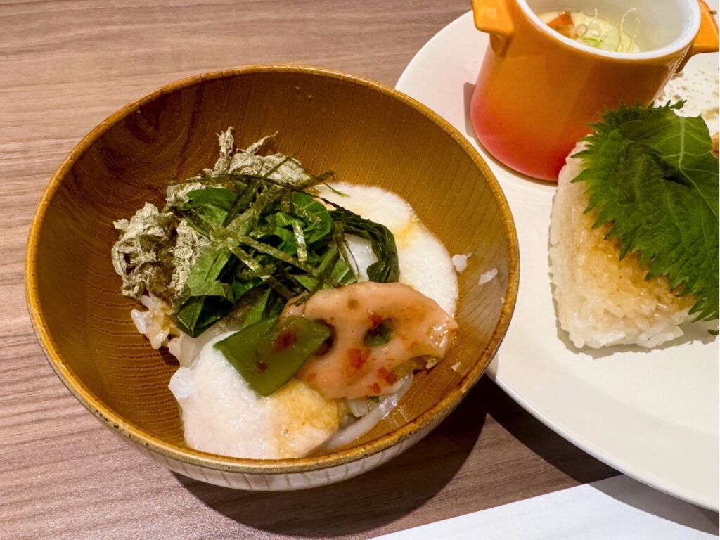 亀の井ホテル 筑波山の朝食のめでたい飯2