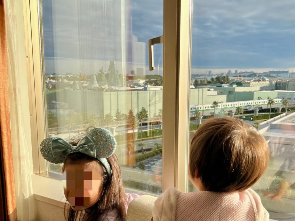 シェラトン・グランデ・トーキョーベイの客室からの眺望