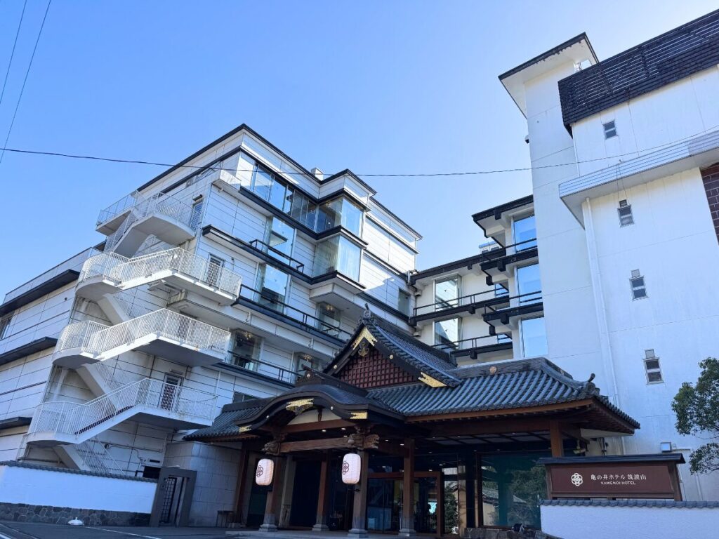 亀の井ホテル 筑波山外観