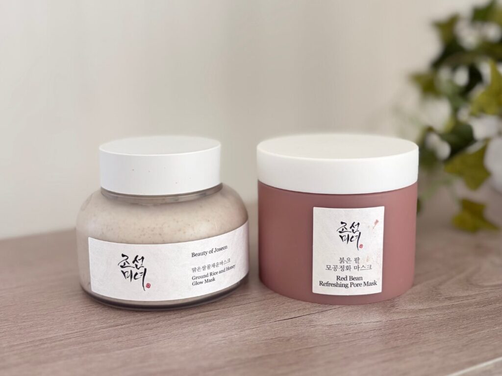 朝鮮美女 赤小豆毛穴マスク＆米蜜グロウマスク （Beauty of Joseon Mask）