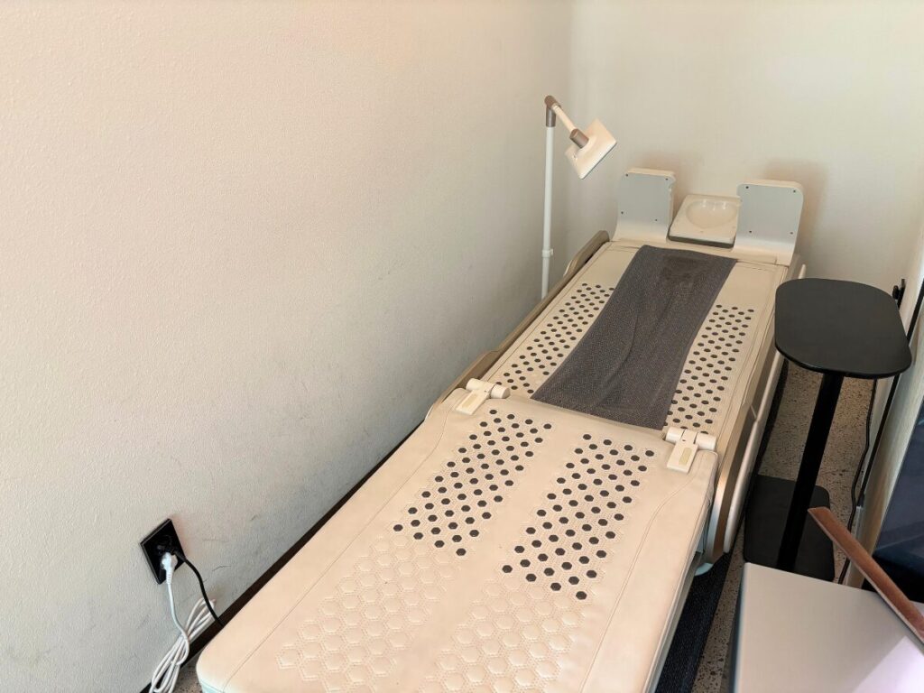 仁川空港第2ターミナルのスカイハブラウンジのリクライニングベッド